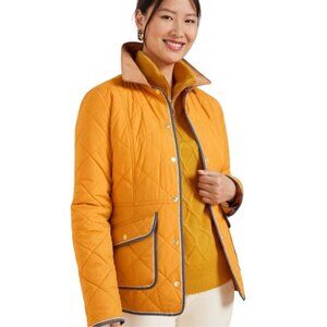 Talbots Quilted Barn Jacket Plussize Pockets Snap Closure All Season Size 2X